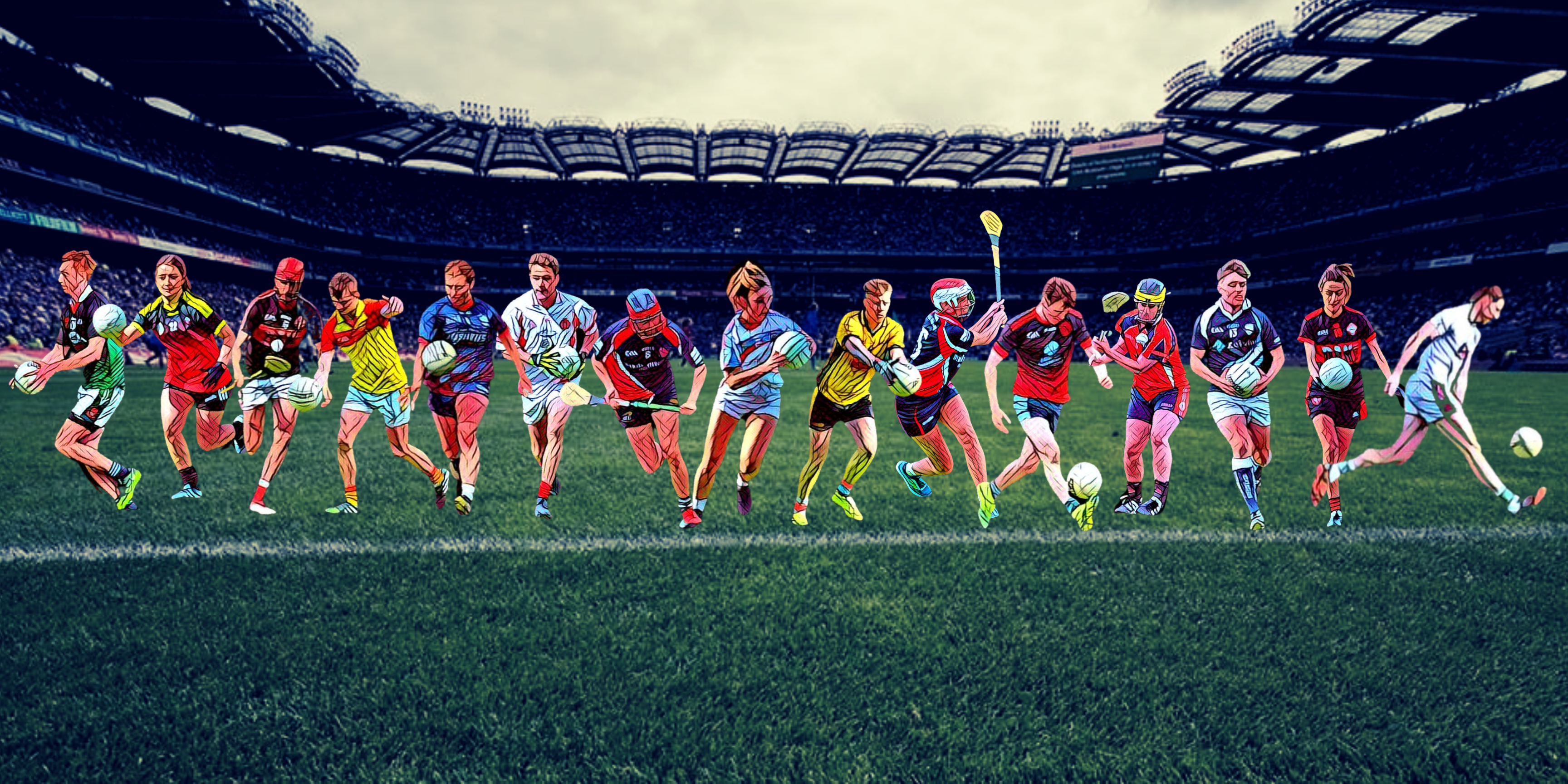 Benelux GAA players at Croke Park